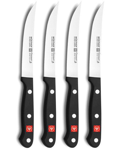 WUSTHOF GOURMET STEAK KNIFE SET, 4 PIECE