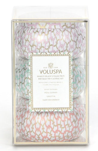 MAISON BLANC TWO-WICK TIN CANDLE TRIO (NORDSTROM EXCLUSIVE) ($48 VALUE)