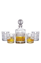 PORTLAND 5-PIECE DECANTER & WHISKEY GLASSES SET