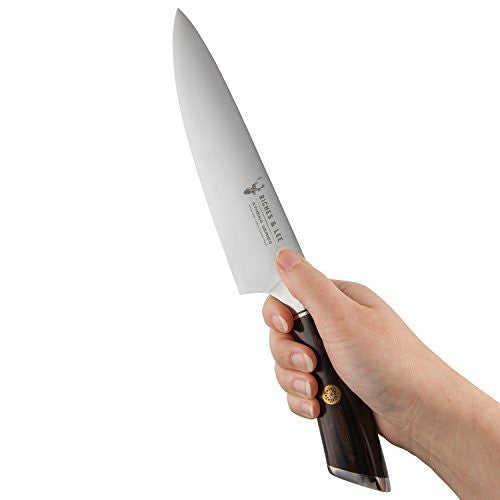 8 inch Chef's Knife | Stainless Steel Kitchen Chef Knife Wood