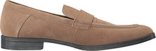 CALVIN KLEIN MEN'S KASPER SUEDE SLIP-ON LOAFER, SAND, 13 M US