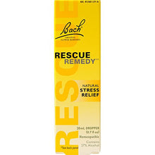 BACH RESCUE REMEDY ORIGINAL NATURAL STRESS RELIEF FLOWER ESSENCE, DROPPER, 20 ML