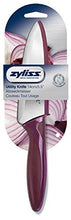 ZYLISS Utility Paring Kitchen Knife with Sheath Cover, 5.5-Inch Stainless Steel Blade, Purple