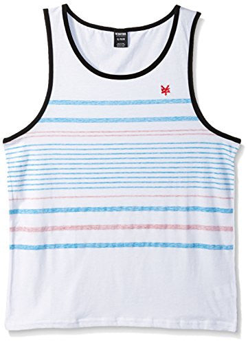 ZOO YORK MEN'S SLEEVELESS RIGID TANK TOP, AQUA, LARGE