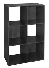 CLOSETMAID 1574 CUBEICALS 6 CUBE ORGANIZER, BLACK