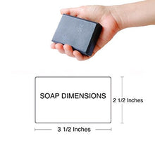 DEAD SEA MUD SOAP BAR 100% ORGANIC & NATURAL. WITH ACTIVATED CHARCOAL & THERAPEUTIC GRADE ESSENTIAL OILS. FACE SOAP OR BODY SOAP. FOR MEN, WOMEN & TEENS. CHEMICAL FREE. 4.5OZ BAR