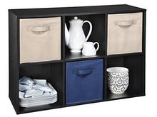 CLOSETMAID 1574 CUBEICALS 6 CUBE ORGANIZER, BLACK