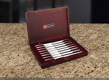 Wusthof 8pcsteak 8-Piece Stainless-Steel Steak Knife Set with Wooden Gift Box