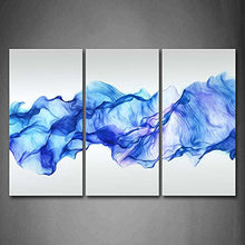 ARTISTIC ABSTRACT BLUE LIKE WAVE WALL ART PAINTING PICTURES PRINT ON CANVAS ABSTRACT THE PICTURE FOR HOME MODERN DECORATION