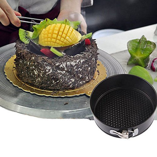 7 Inch Non-stick Cheesecake Pan Springform Pan with Removable Bottom /  Leakproof Cake Pan 
