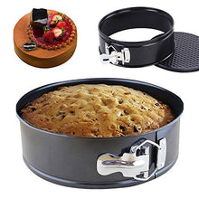 iPstyle Non Stick Round Springform Cake Pan 7 Inch Springform Pan Cheesecake Pan Leakproof Cake Pan Bakeware Loose Base Cake Baking Tin Interlocking Bakeware (Round - 7" 18CM)
