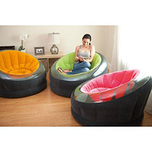 INTEX INFLATABLE EMPIRE CHAIR, 44" X 43" X 27", COLOR MAY VARY, 1 PACK