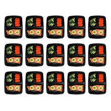 FRESHWARE 15-PACK 3 COMPARTMENT BENTO LUNCH BOXES WITH LIDS - STACKABLE, REUSABLE, MICROWAVE, DISHWASHER & FREEZER SAFE - MEAL PREP, PORTION CONTROL, 21 DAY FIX & FOOD STORAGE CONTAINERS (32OZ)