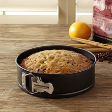 iPstyle Non Stick Round Springform Cake Pan 7 Inch Springform Pan Cheesecake Pan Leakproof Cake Pan Bakeware Loose Base Cake Baking Tin Interlocking Bakeware (Round - 7" 18CM)