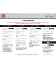 WUSTHOF GOURMET STEAK KNIFE SET, 4 PIECE